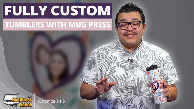 How To Fully Personalize Sublimation Skinny Tumblers