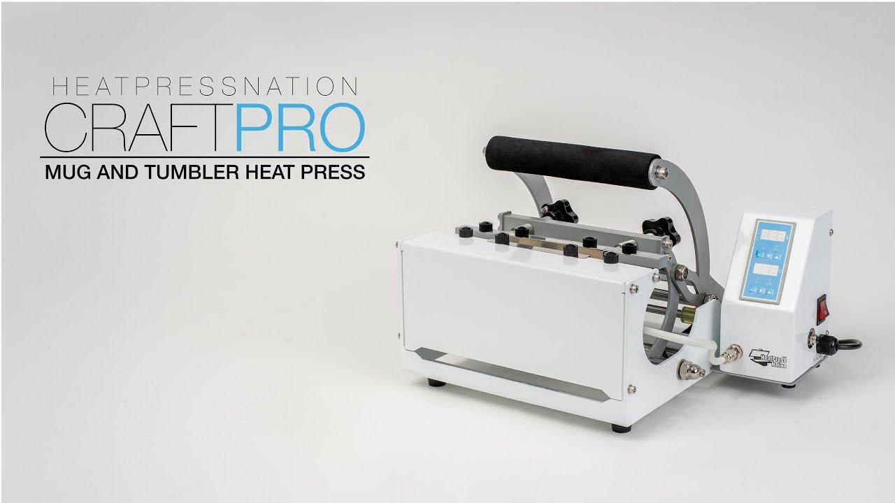 Heat Press Nation's Craft Pro Mug & Tumbler Heat Press Is Here! - HeatPressNation