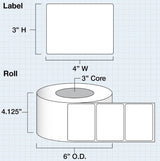 Uninet Clear Gloss Lamination Label Roll for IColor 250