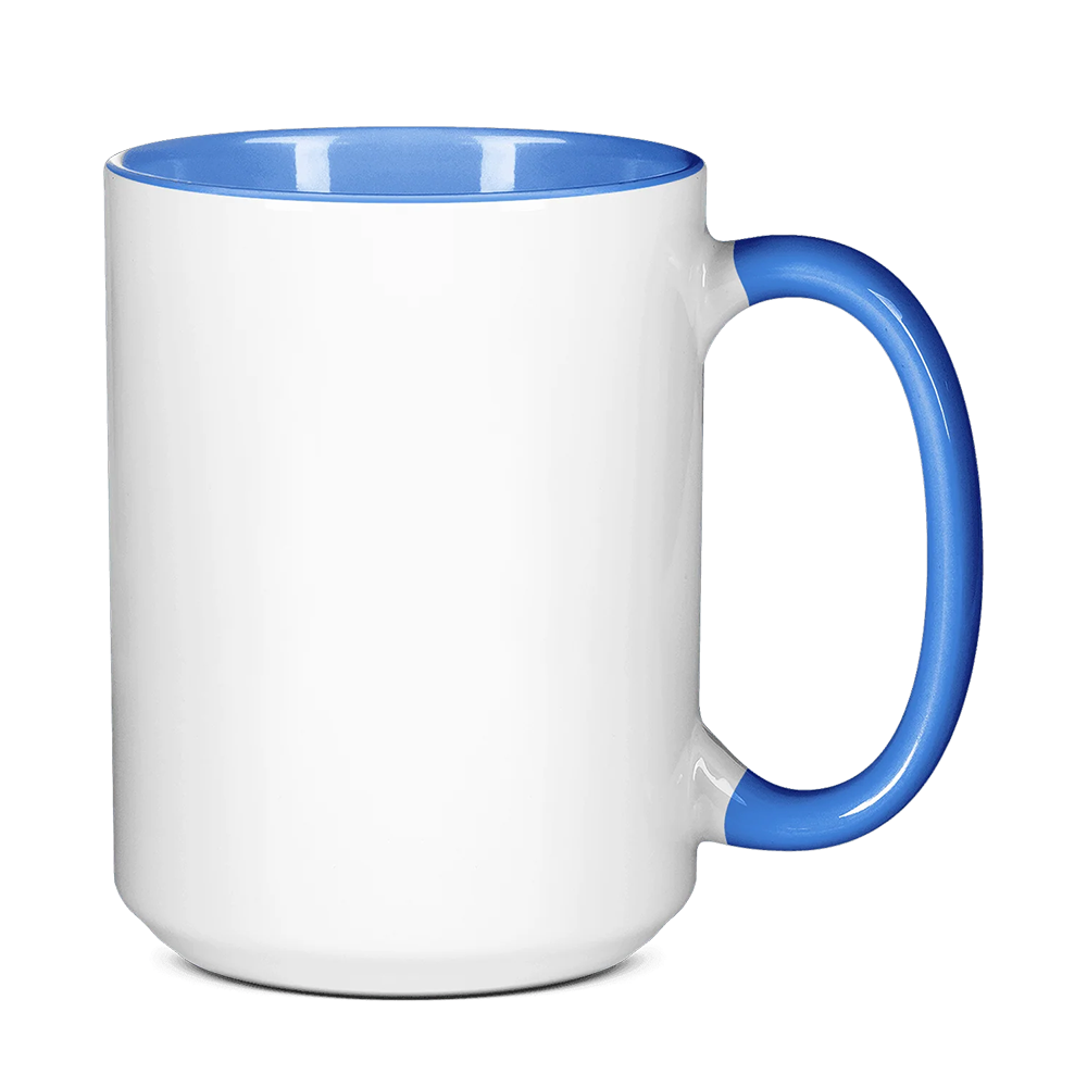 HPN ORCA Premium 15 oz. Inner + Handle Sublimation Ceramic Mug - 36 per Case