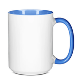 HPN ORCA Premium 15 oz. Inner + Handle Sublimation Ceramic Mug - 36 per Case