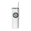 HPN SubliCraft 20 oz. Sublimation Stainless Steel Skinny Tumbler with Straw - 24 per Case