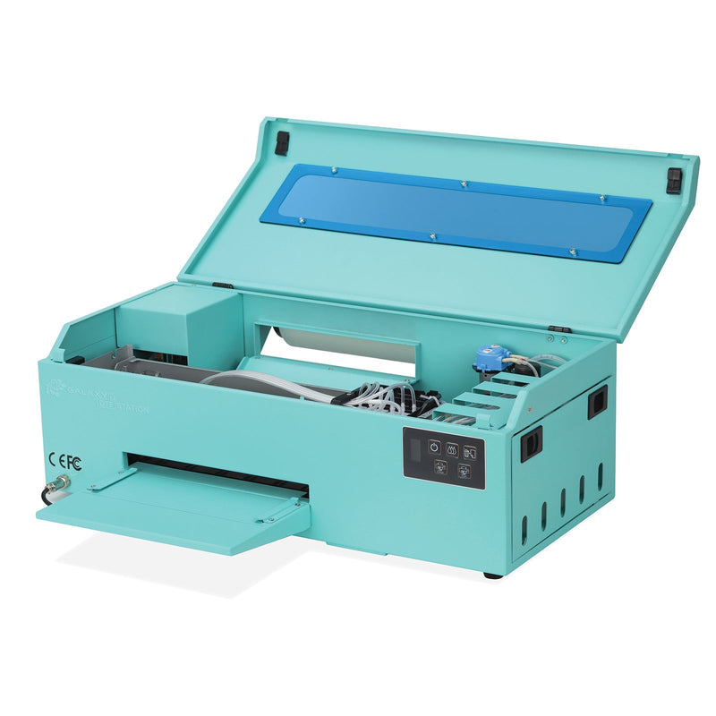 DTF Station 8" Prestige A4 DTF Printer with Ink, Film, and Supplies - Mint