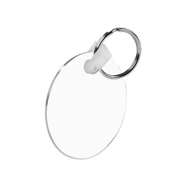 Unisub 2" Round Sublimation Aluminium Key Chain