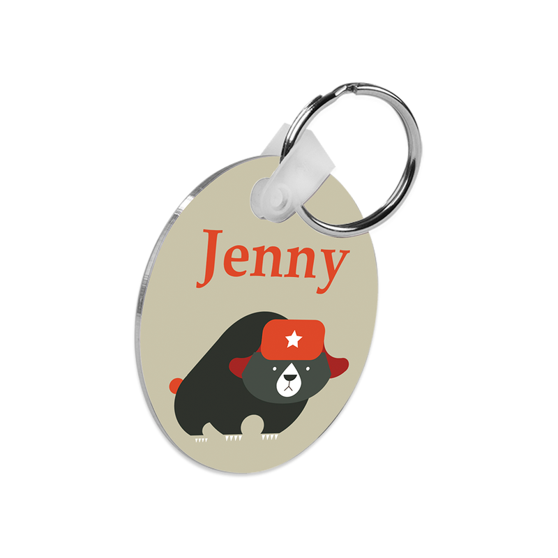Unisub 2" Round Sublimation Aluminium Key Chain