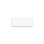 Unisub 3" x 1.25" Sublimation Aluminium Name Badge - Gloss White