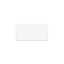 Unisub 3" x 1.5" Sublimation Aluminium Name Badge - Gloss White