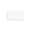 Unisub 3" x 1.5" Sublimation Aluminium Name Badge - Matte White