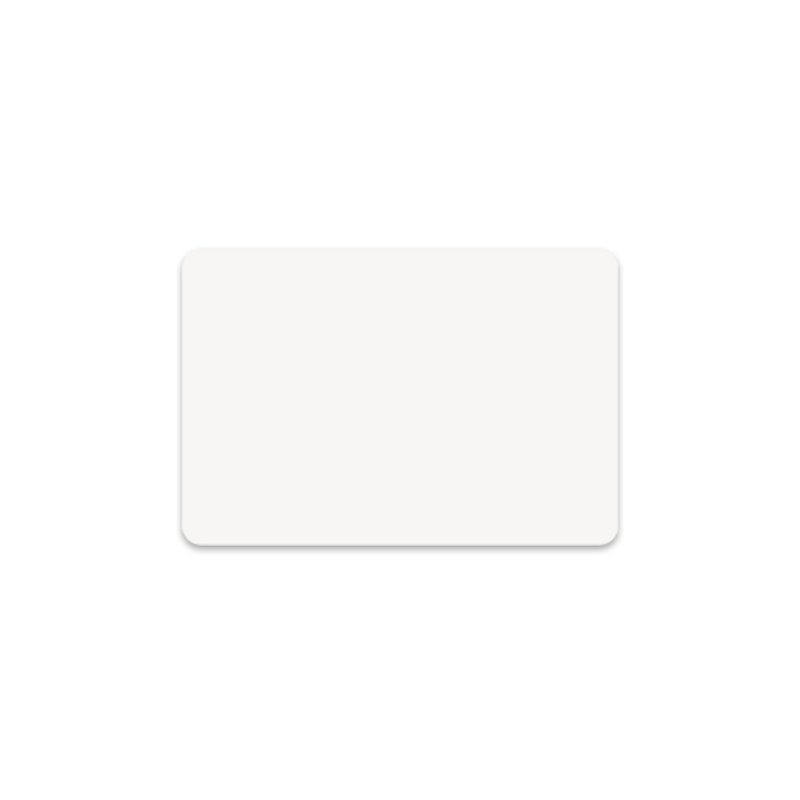 Unisub 3" x 2" Sublimation Aluminium Name Badge - Gloss White