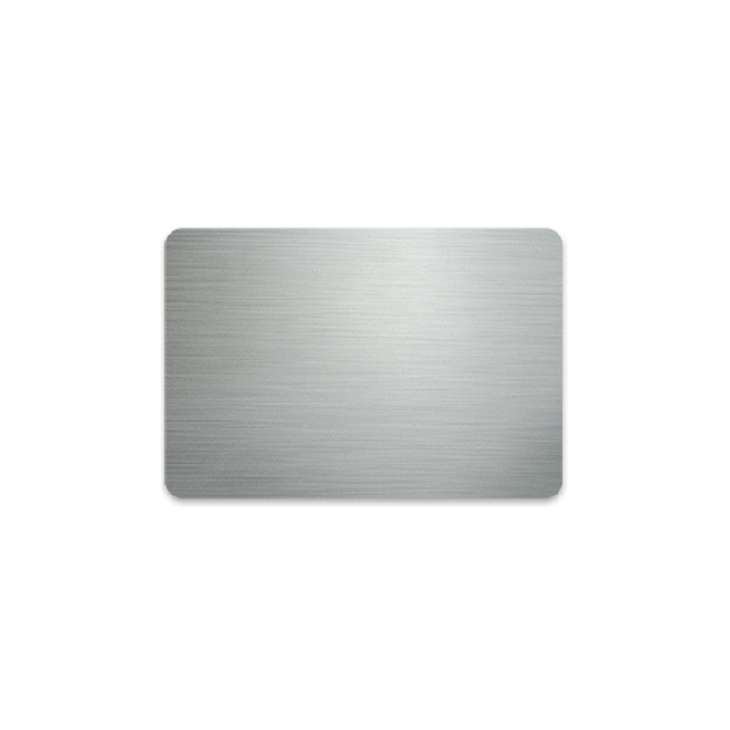 Unisub 3" x 2" Sublimation Aluminium Name Badge - Gloss White
