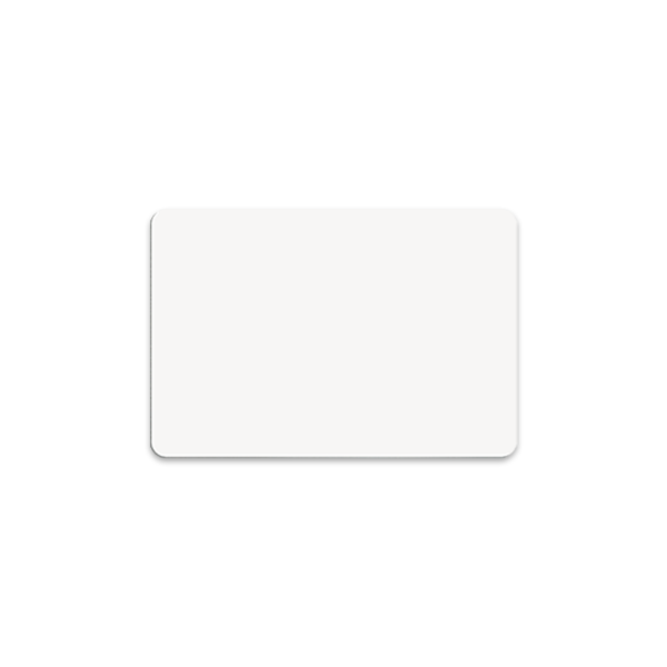 Unisub 3" x 2" Sublimation Aluminium Name Badge - Matte White