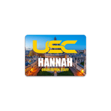 Unisub 3" x 2" Sublimation Aluminium Name Badge - Matte White - HeatPressNation