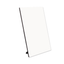ChromaLuxe 10" x 8" Sublimation Hardboard Photo Panel w/ Kickstand - Semi Gloss White/Black Back