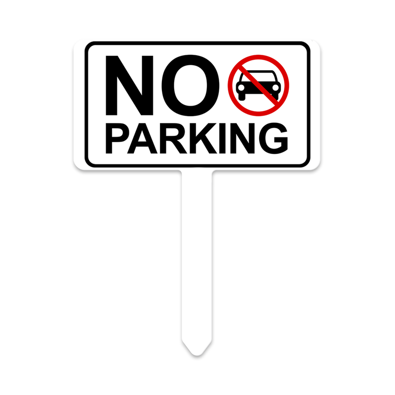 Unisub 10" x 7.75" Sublimation Outdoor Aluminium Yard Sign - Gloss White