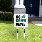 Unisub 15.83" x 7.75" Square Sublimation Outdoor Aluminium Yard Sign - Gloss White - HeatPressNation