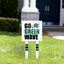 Unisub 15.83" x 7.75" Square Sublimation Outdoor Aluminium Yard Sign - Gloss White