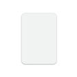Unisub 3" x 2" Sublimation Aluminium Magnet w/ 1" Magnet - Semi - Gloss White - HeatPressNation