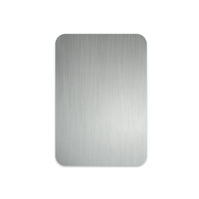 Unisub 3" x 2" Sublimation Aluminium Magnet w/ 1" Magnet - Semi-Gloss White
