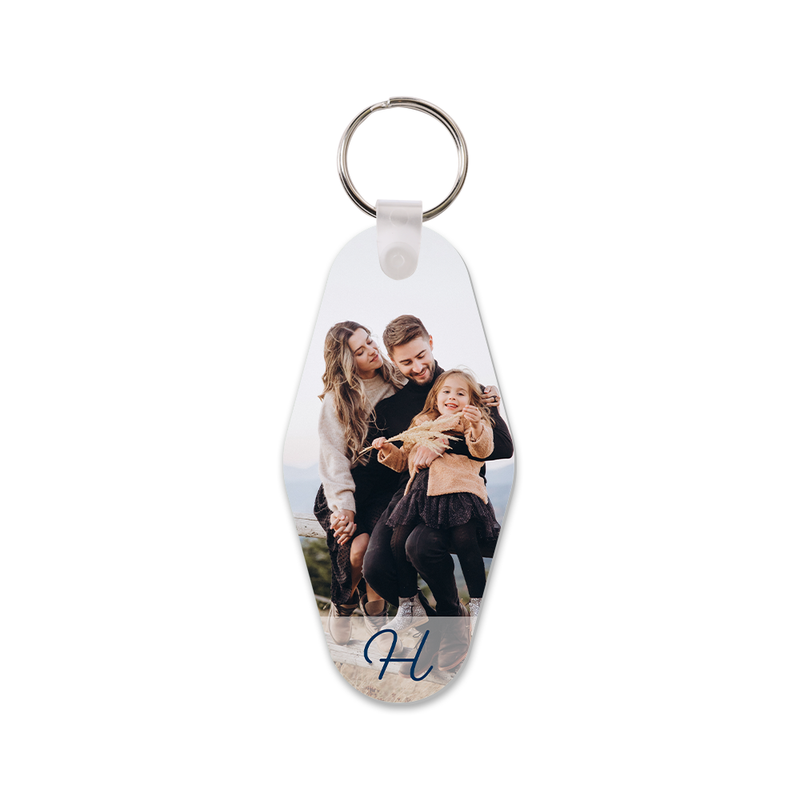 Unisub 3.13" x 1.5" Sublimation FRP Vintage Hotel Keychain