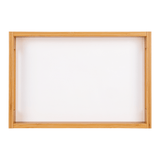 Unisub Large Modern Natural Wood Serving Tray w/ 11.31" x 17.13" Sublimatable Hardboard Insert - HeatPressNation