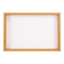 Unisub Large Modern Natural Wood Serving Tray w/ 11.31" x 17.13" Sublimatable Hardboard Insert