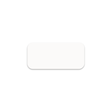 Unisub 3" x 1.25" Sublimation FRP Name Badge - Matte White - HeatPressNation