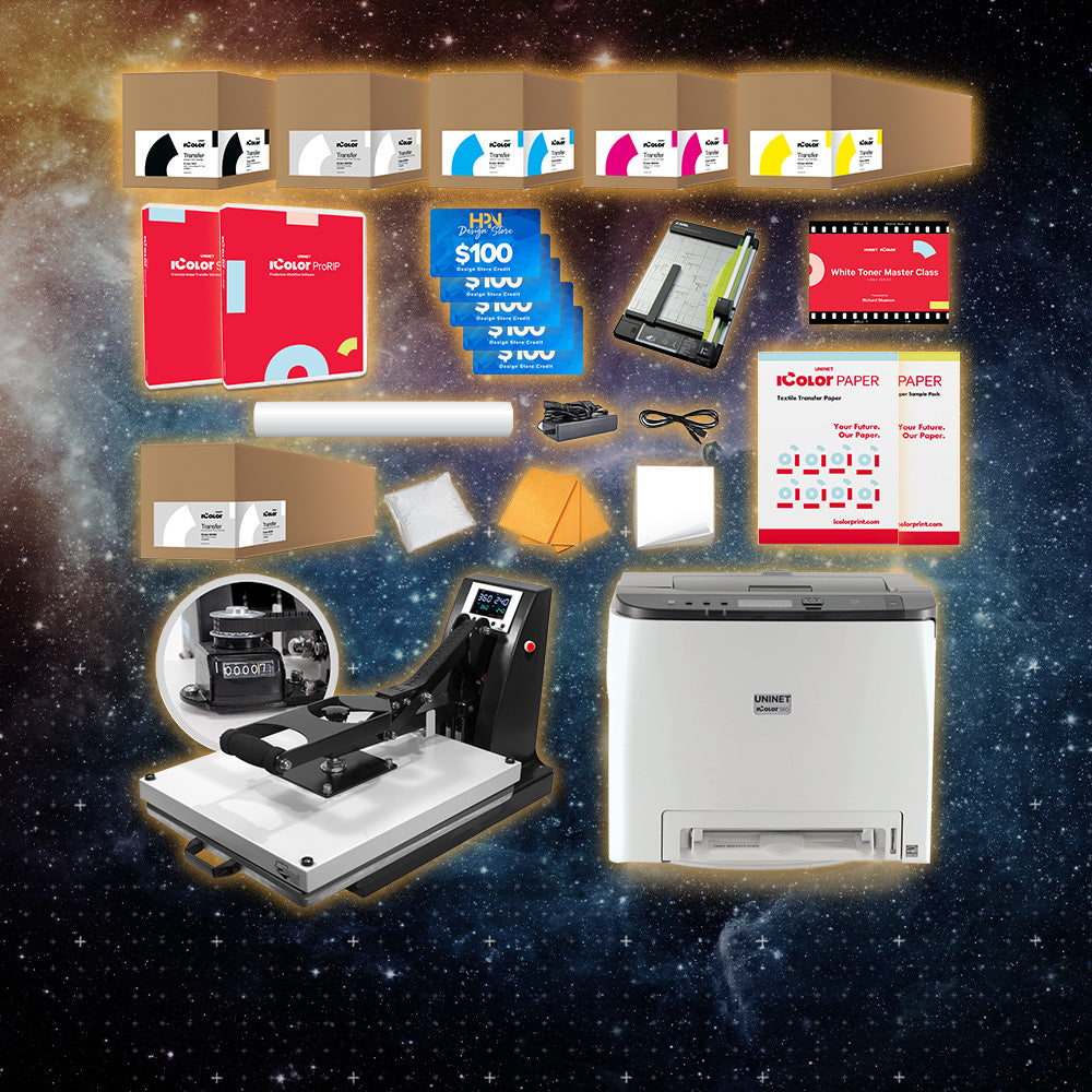 Uninet IColor 560 White Toner DTF Printer Advanced Bundle - HeatPressNation