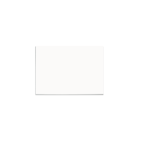 Unisub 3.5" x 2.5" Sublimation Aluminium Name Badge - Gloss White
