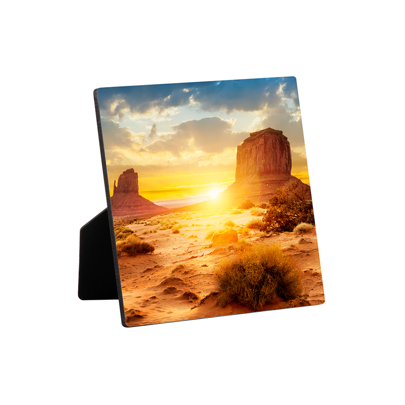 ChromaLuxe 6" Square Sublimation Hardboard Photo Panels - Gloss White
