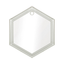 HPN SubliCraft 3" Hexagon Sublimation Glass Ornament - 192 Per Case