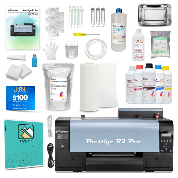 DTF Station Prestige R2 Pro DTF Printer with Ink, Film, and Supplies