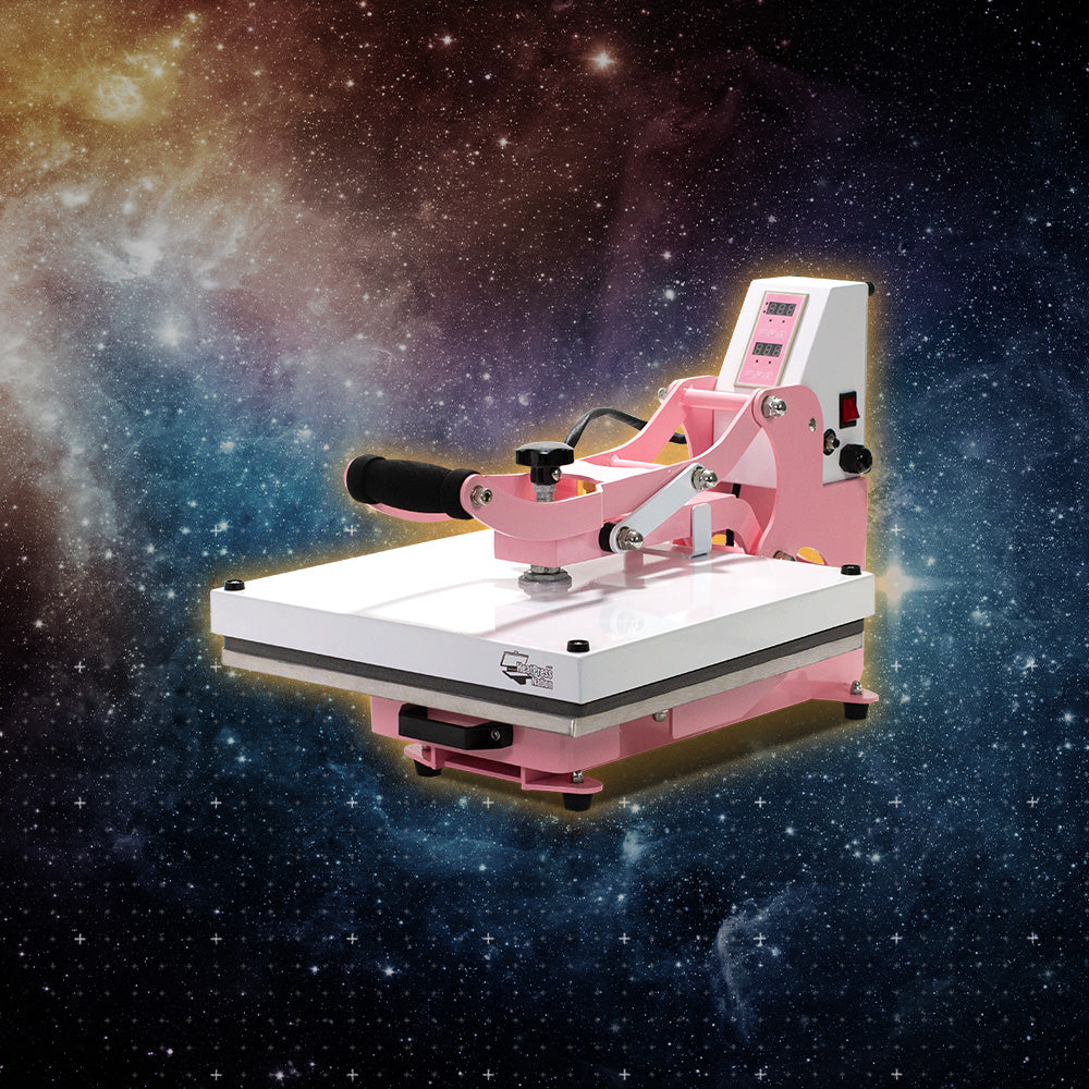 HPN CraftPro 15" x 15" Clamshell Heat Press : Pink