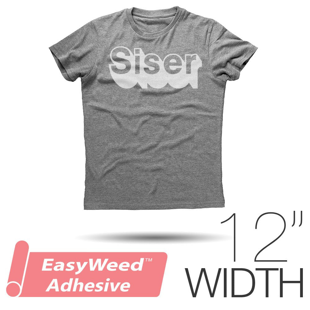 SISER Easyweed HTV Vinile Termoadesivo Per Tessuti – 12 Fogli 30x30cm (7 Colori Base) – Per Magliette, Tote Bag, Personalizzazioni Con Cricut E Silhouette