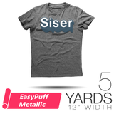 Siser EasyPuff Metallic Heat Transfer Vinyl - 12" x 5 Yards