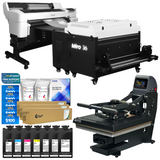Epson SureColor G6070 35" DTF Printer Shaker, Ink, Press Bundle