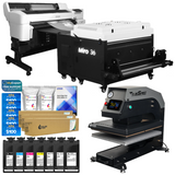 Epson SureColor G6070 35" DTF Printer Shaker, Ink, Pneumatic Press Bundle
