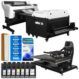 Epson SureColor G6070 35" DTF Printer Shaker, Ink, Double Station Bundle