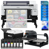 Epson SureColor G6070 35" DTF Printer Shaker, Ink, Double Pneumatic Bundle