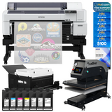 Epson SureColor G6070 35" DTF Printer Shaker, Ink, Pneumatic Press Bundle
