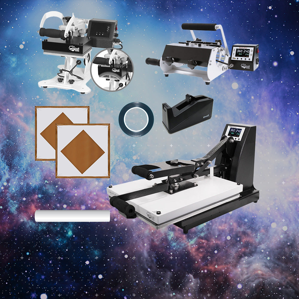 HPN Signature Series Business Package - 16" x 20" Heat Press, Cap Press, and Mug Press