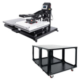 HPN Signature Series 16 x 20 Double Station Auto-Open Heat Press and Double Stand Bundle