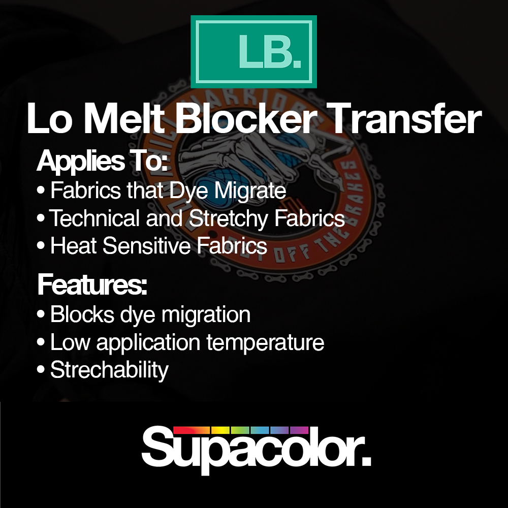 Supacolor Lo Melt Blocker Heat Transfer
