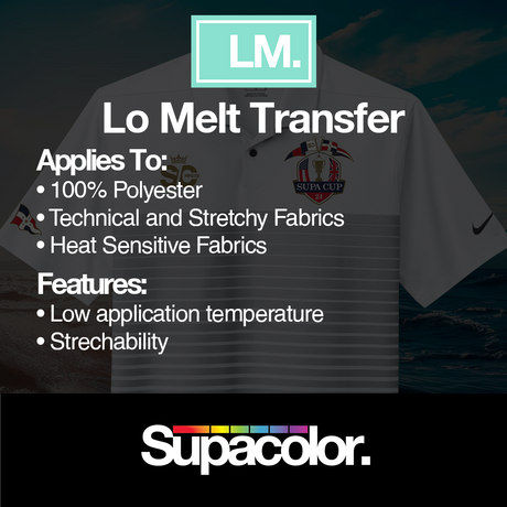 Supacolor Lo Melt Heat Transfer