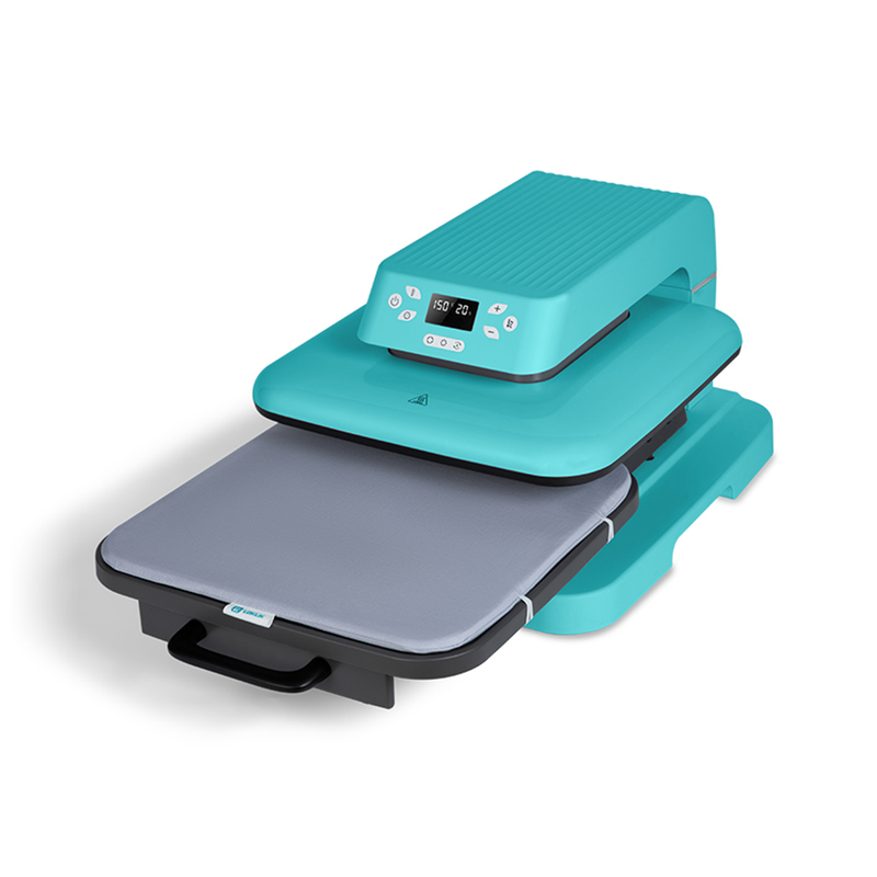 Open-Box LOKLiK by HTVRont ImPress Auto 15" x 15" Heat Press - LOKLiK Blue