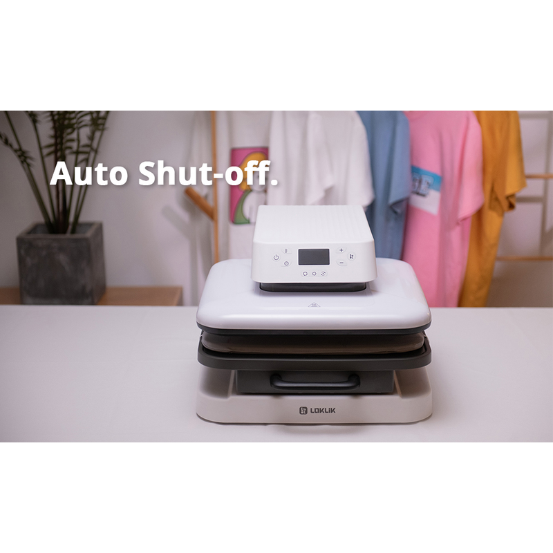 Open-Box LOKLiK by HTVRont ImPress Auto 15" x 15" Heat Press - LOKLiK Blue