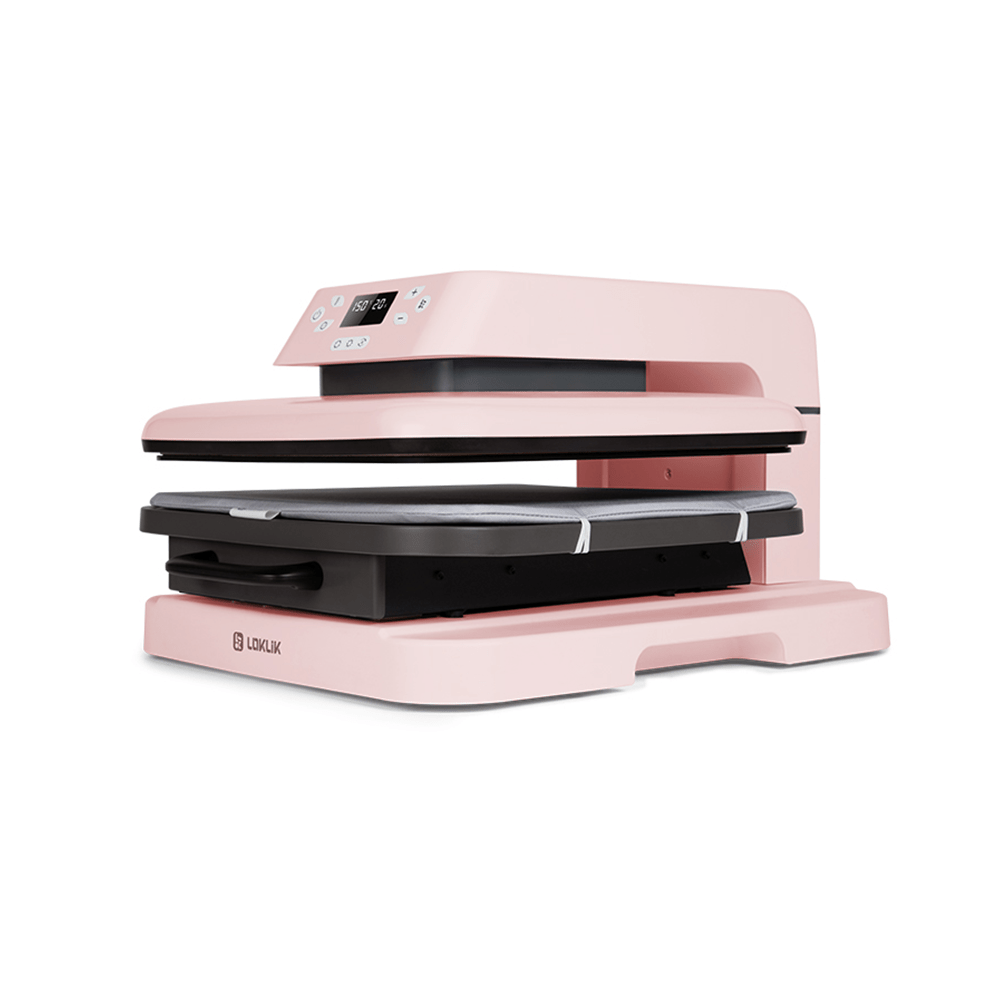 LOKLiK by HTVRont ImPress Auto 15" x 15" Heat Press - Romance Pink