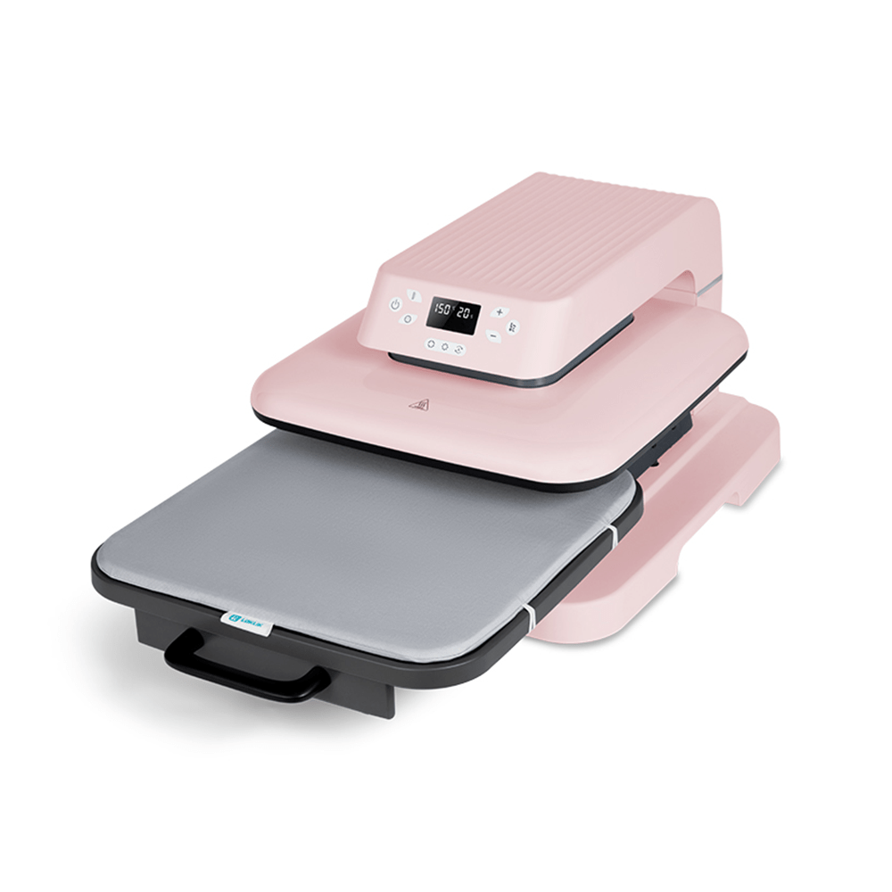 LOKLiK by HTVRont ImPress Auto 15" x 15" Heat Press - Romance Pink