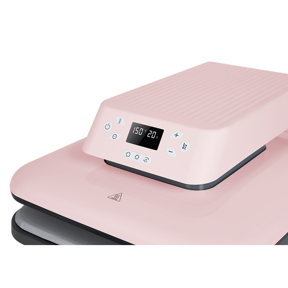 LOKLiK by HTVRont ImPress Auto 15" x 15" Heat Press - Romance Pink - HeatPressNation