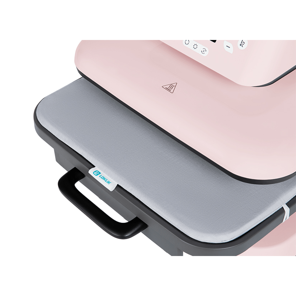 LOKLiK by HTVRont ImPress Auto 15" x 15" Heat Press - Romance Pink - HeatPressNation