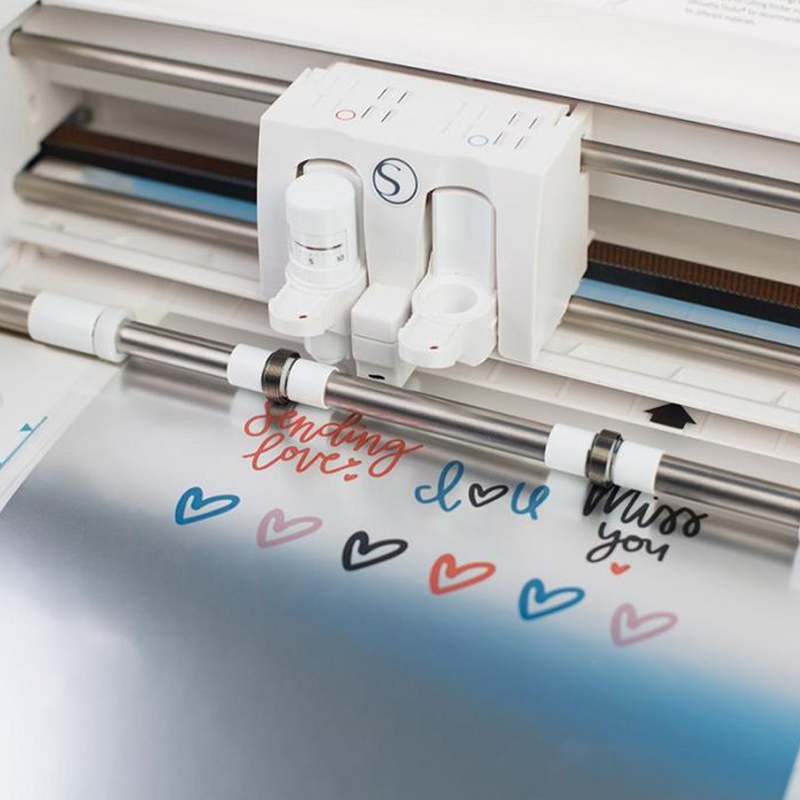 Silhouette Printable Adhesive Silver Foil (8.5 x 11", 8 Sheets)